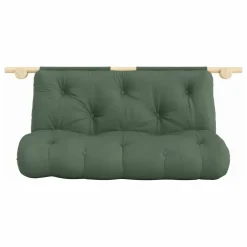 Lit d'appoint Hooked 135x200 cm | Vert olive