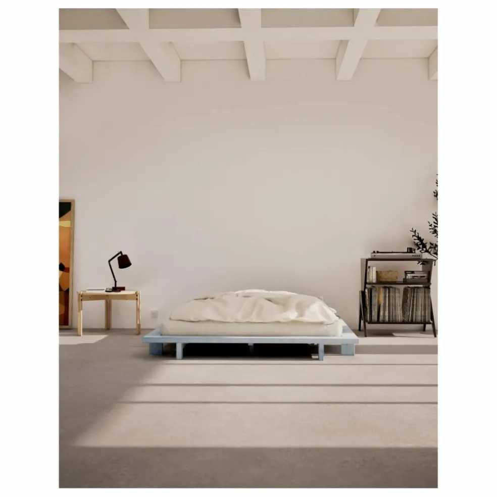 Lit en bois Japan | Bleu ciel