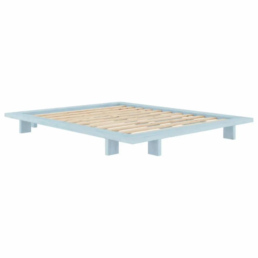 Lit en bois Japan | Bleu ciel