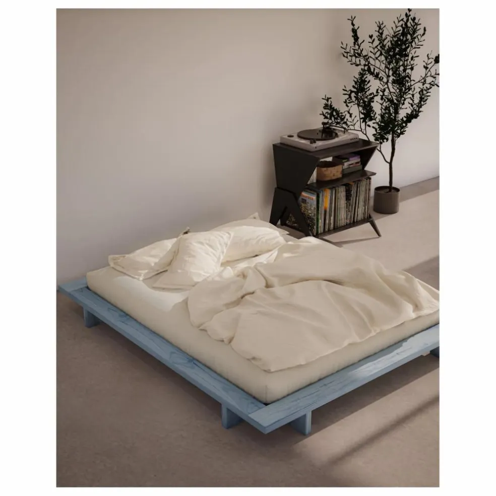 Lit en bois Japan | Bleu ciel