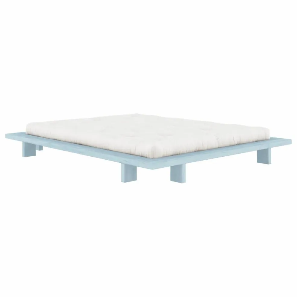 Lit en bois Japan | Bleu ciel