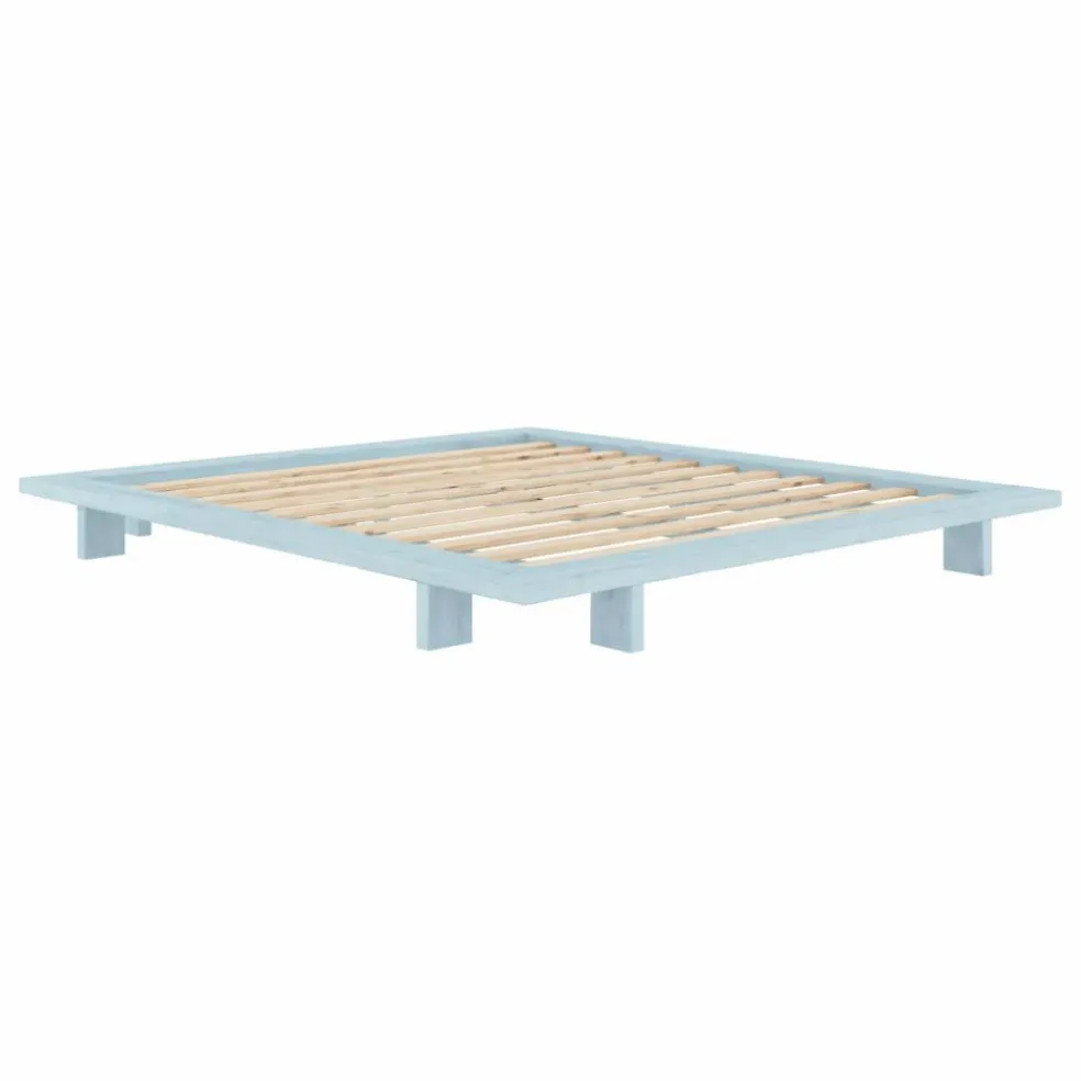 Lit en bois Japan | Bleu ciel