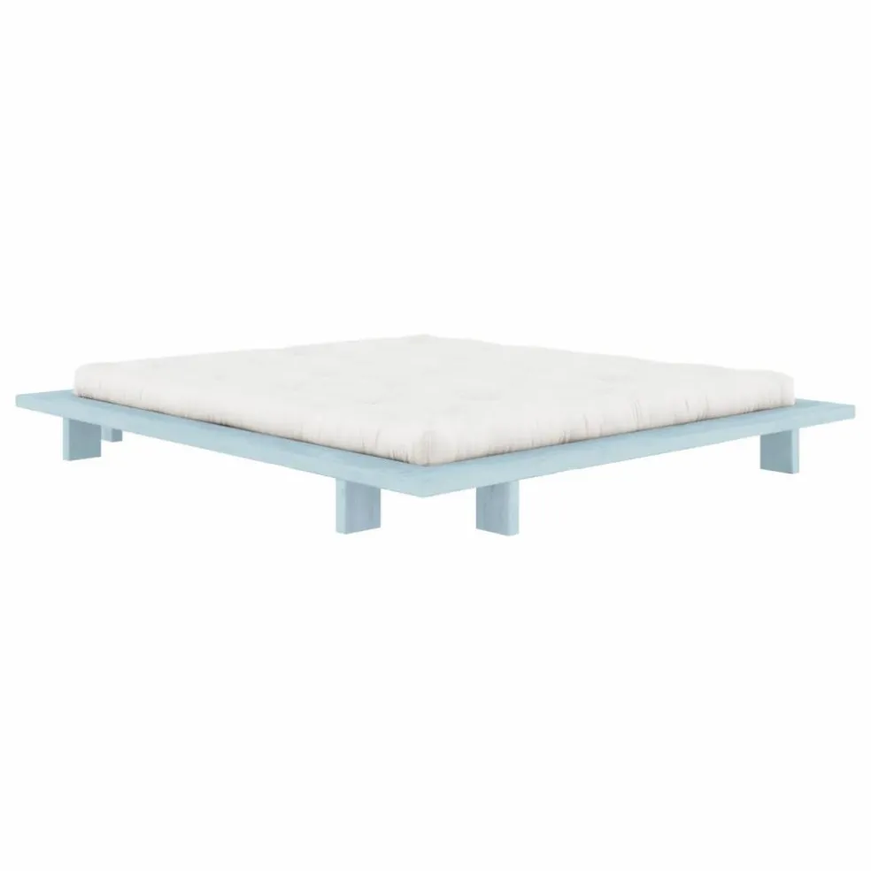 Lit en bois Japan | Bleu ciel