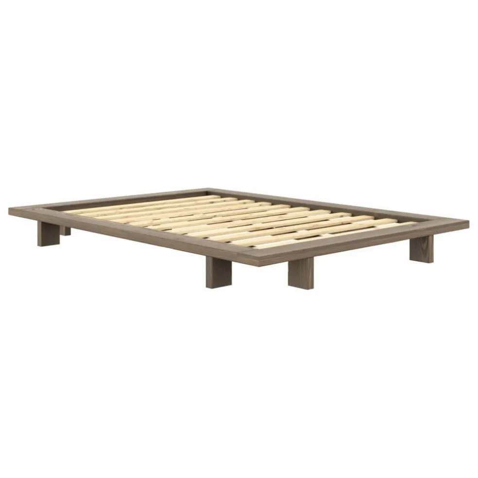Lit en bois Japan | Brun