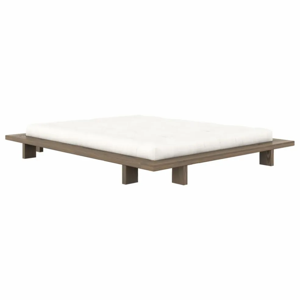 Lit en bois Japan | Brun