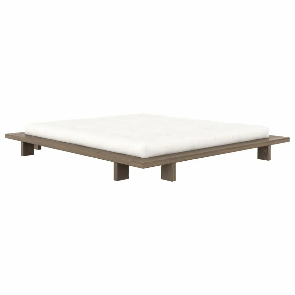 Lit en bois Japan | Brun