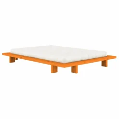 Lit en bois Japan | Orange