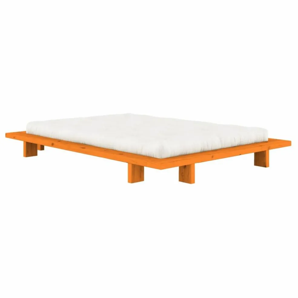 Lit en bois Japan | Orange