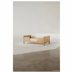 Lit Junior et set de 2 barrières Latitude | Chêne
