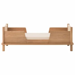 Lit Junior et set de 2 barrières Latitude | Chêne