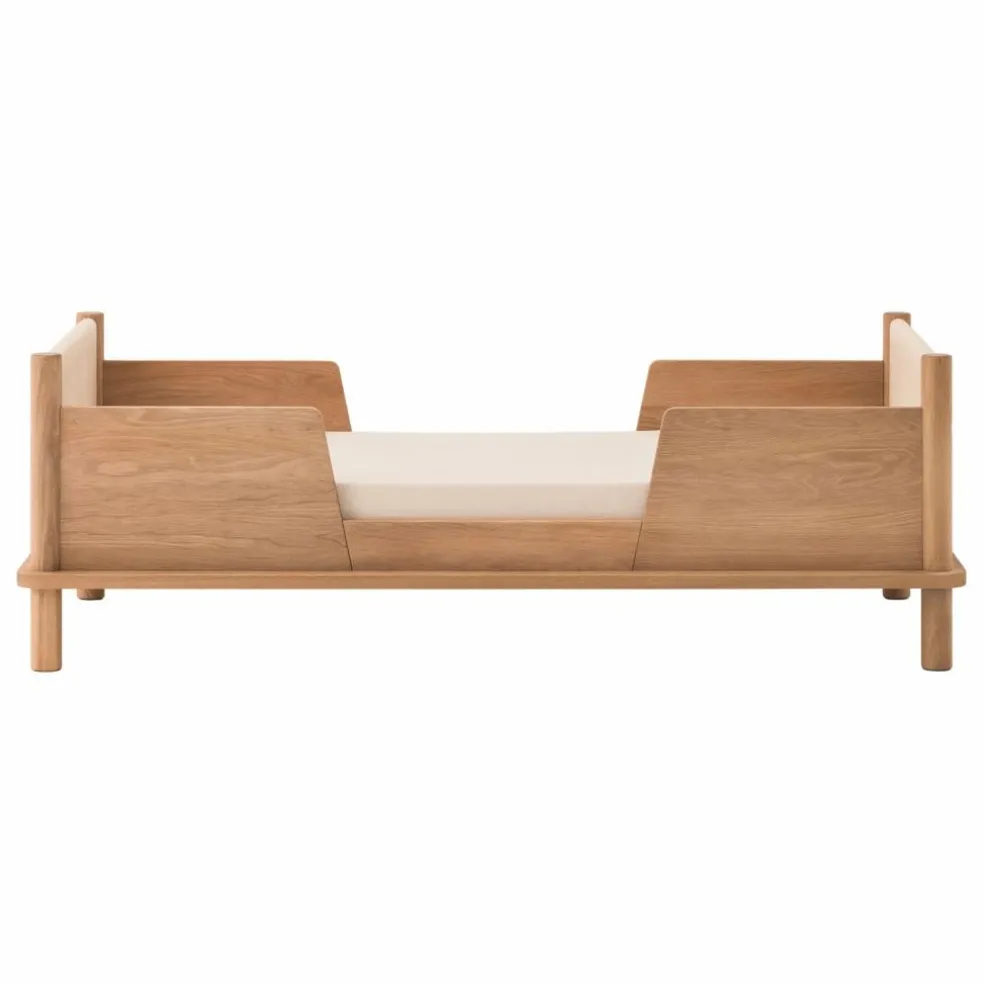 Lit Junior et set de 2 barrières Latitude | Chêne