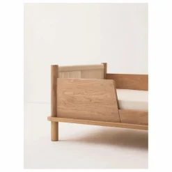 Lit Junior et set de 2 barrières Latitude | Chêne