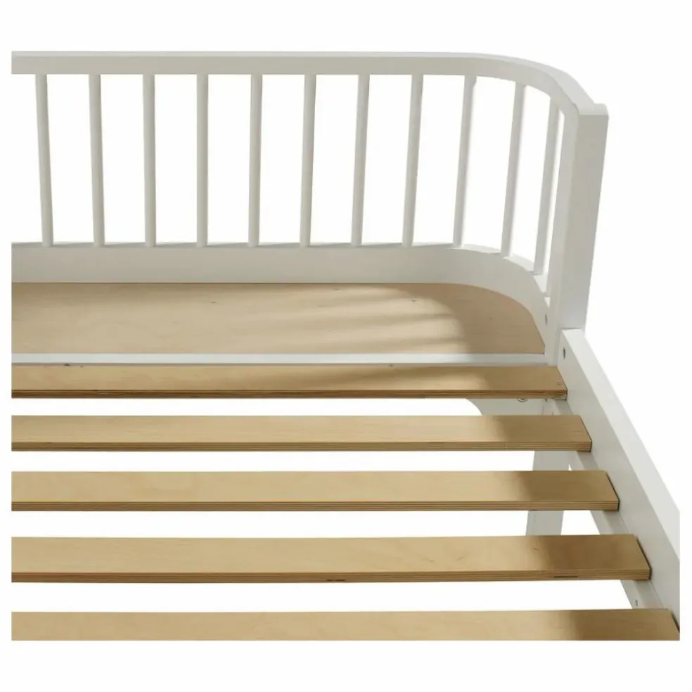 Lit Wood 90x200 cm | Blanc