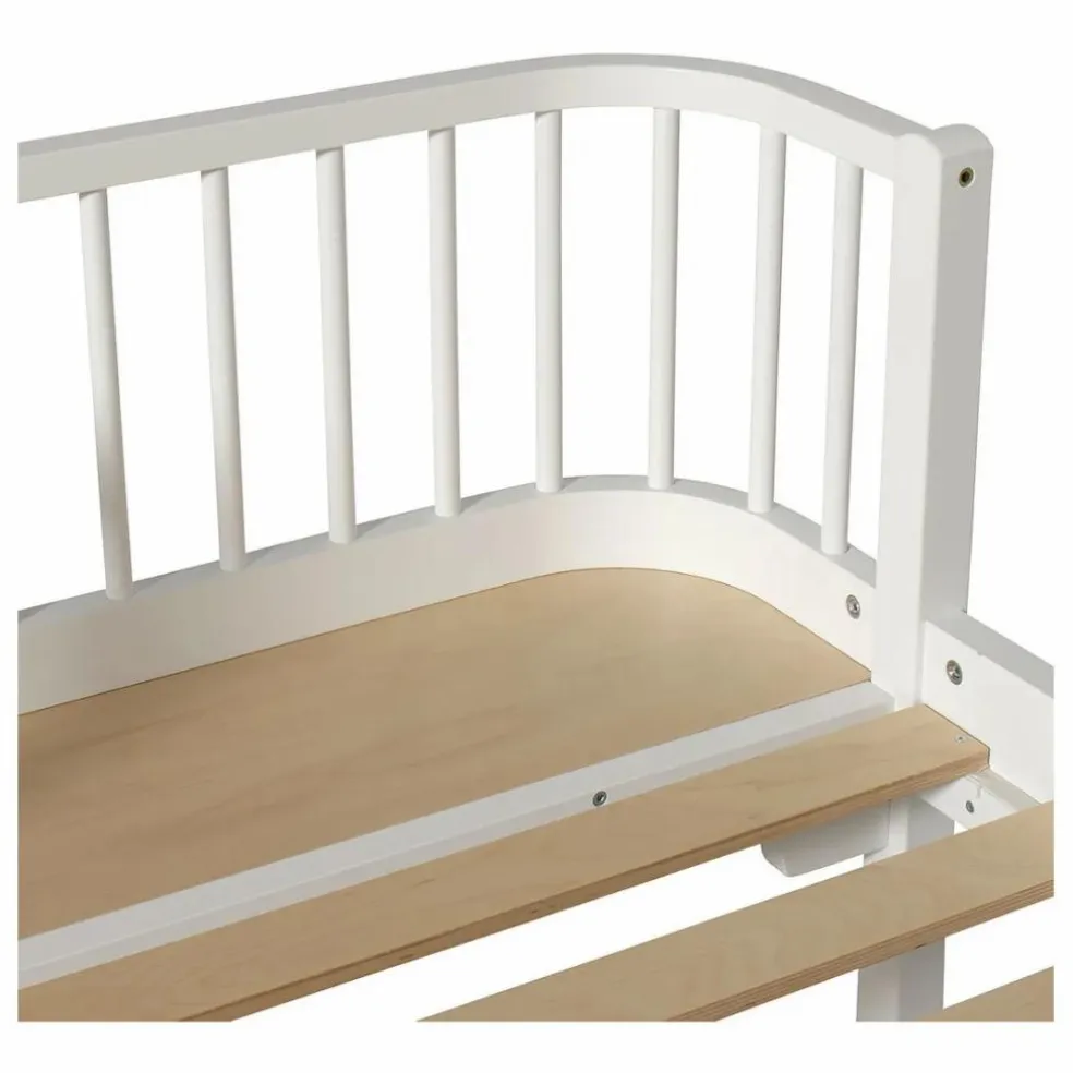 Lit Wood 90x200 cm | Blanc
