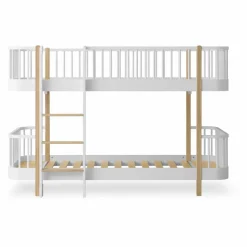 Lits superposés mi-haut Wood original | Chêne