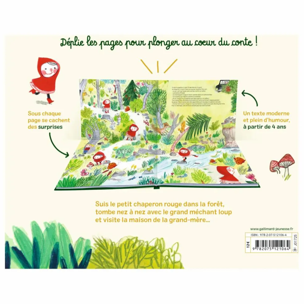 Livre à déplier Le Petit Chaperon rouge