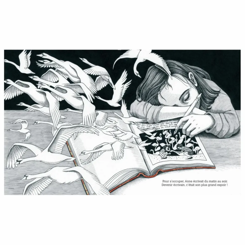 Livre Anne Frank- Petite et Grande