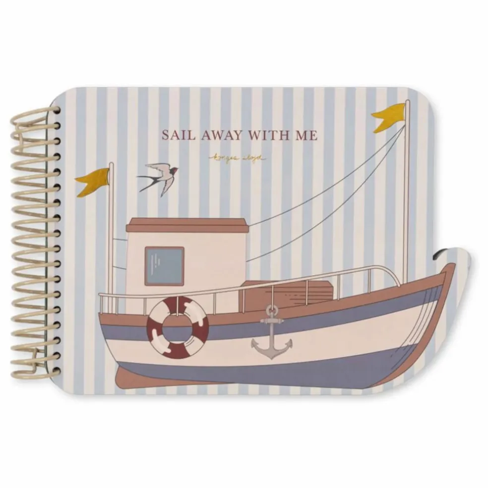Livre de coloriage magique Rock my boat | Bleu