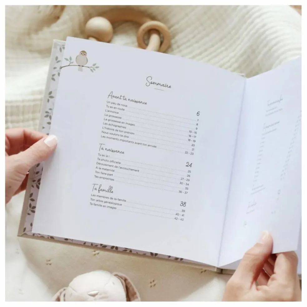 Livre de naissance Ta première année