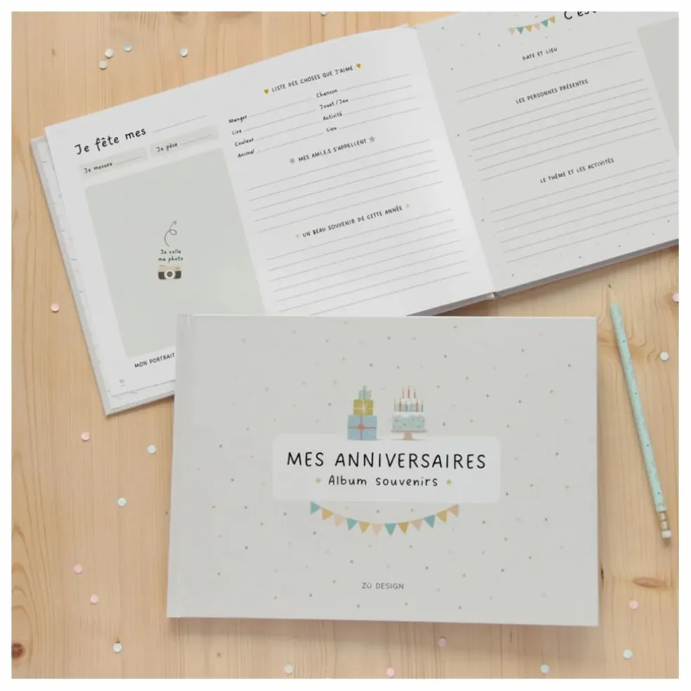 Livre de souvenir Mes anniversaires