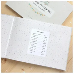 Livre de souvenir Mes anniversaires