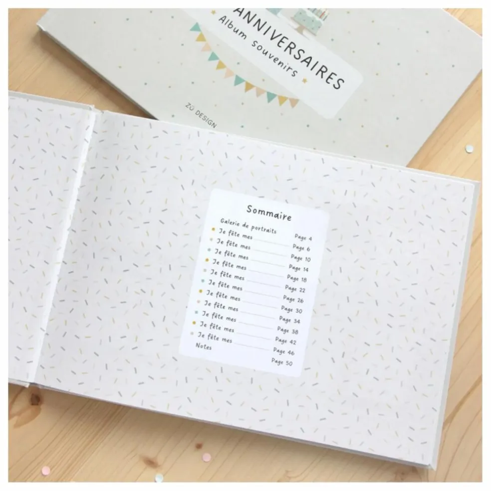 Livre de souvenir Mes anniversaires