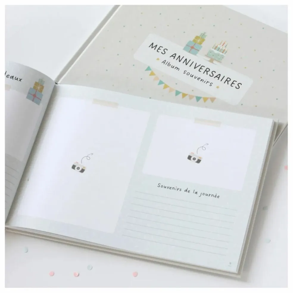 Livre de souvenir Mes anniversaires
