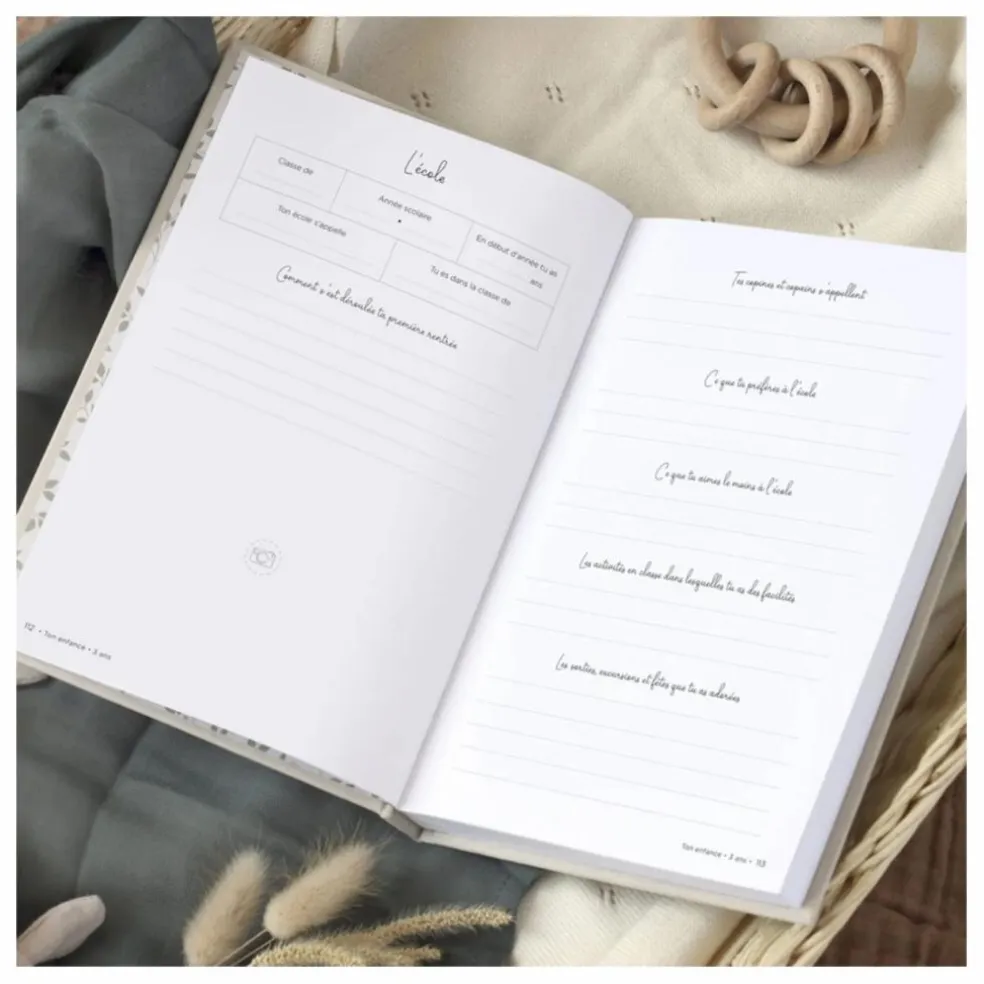 Livre de souvenir Tes 10 premières années