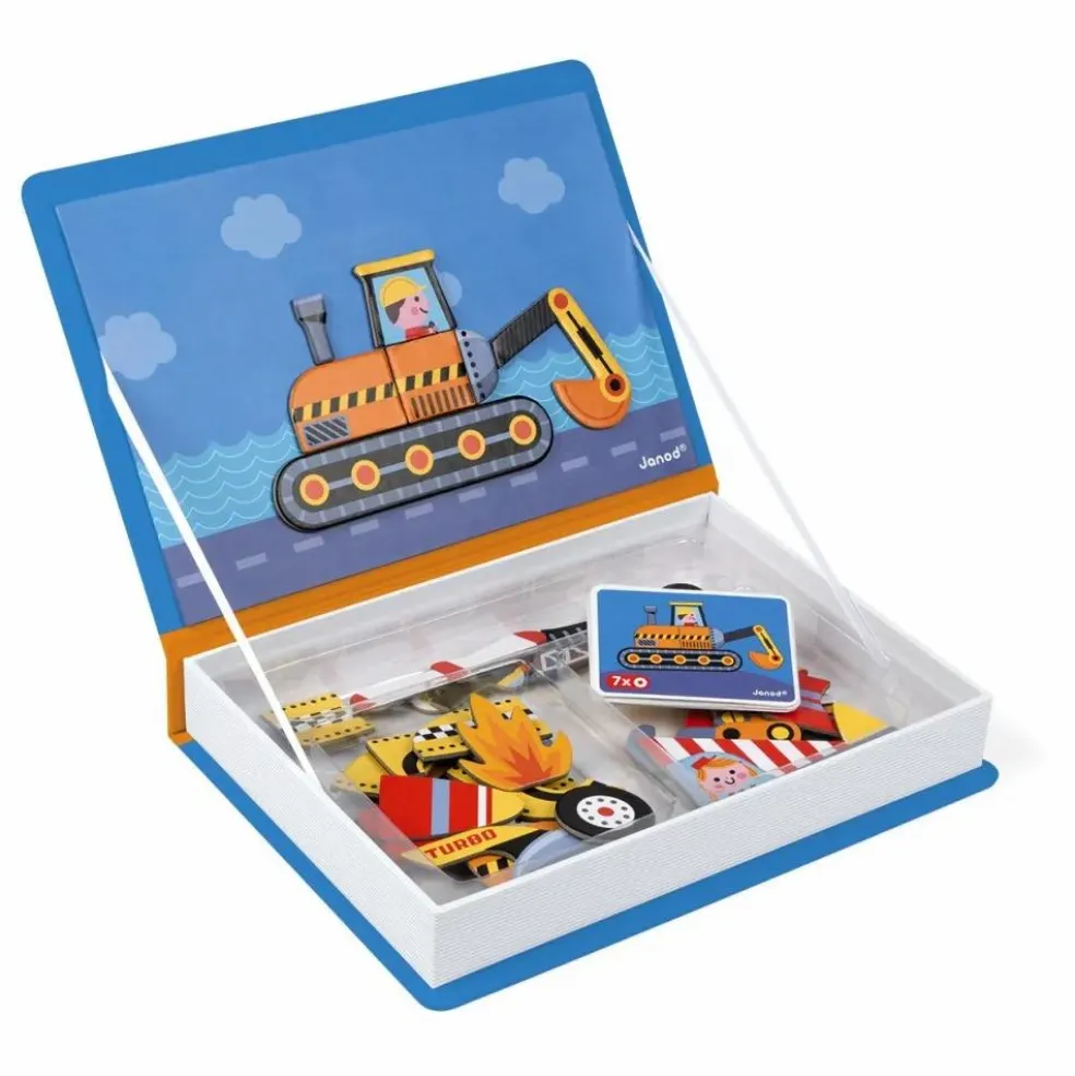 Livre magnétique Bolides Magnéti'book - 50 magnets
