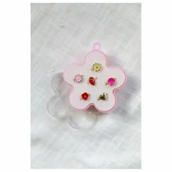 Lot 5 Bagues Fleurs | Rose pâle