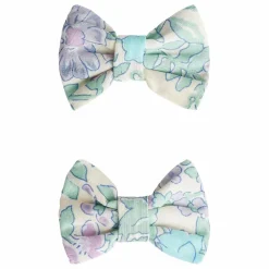 Lot 2 Barrettes Mini Clic | Vert d'eau