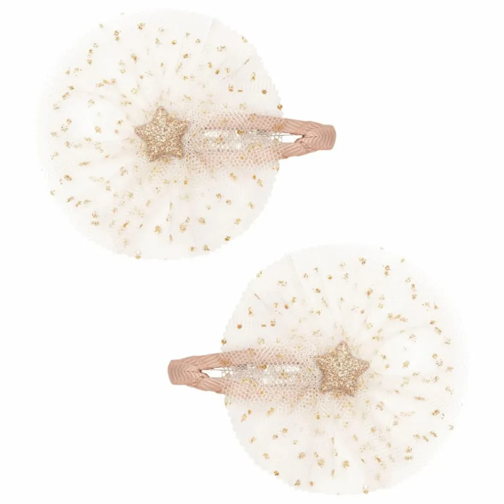Lot 2 Barrettes Étoile | Ivoire