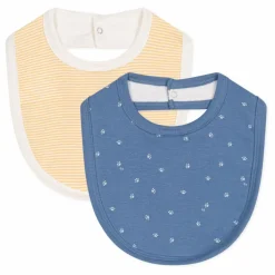 Lot 2 Bavoirs Milko | Bleu