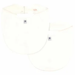 Lot 2 Bavoirs Ours | Blanc