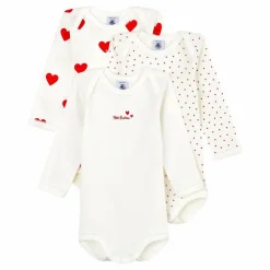 Lot 3 Bodies Coeur Coton Bio | Blanc