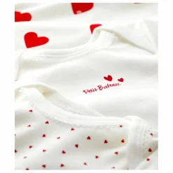 Lot 3 Bodies Coeur Coton Bio | Blanc