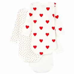 Lot 3 Bodies Coeur Coton Bio | Blanc
