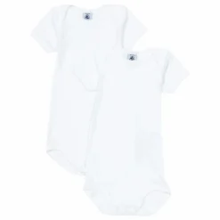 Lot 2 Bodies Coton Bio | Blanc
