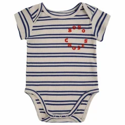 Lot 2 Bodies Coton Bio Guitare | Bleu