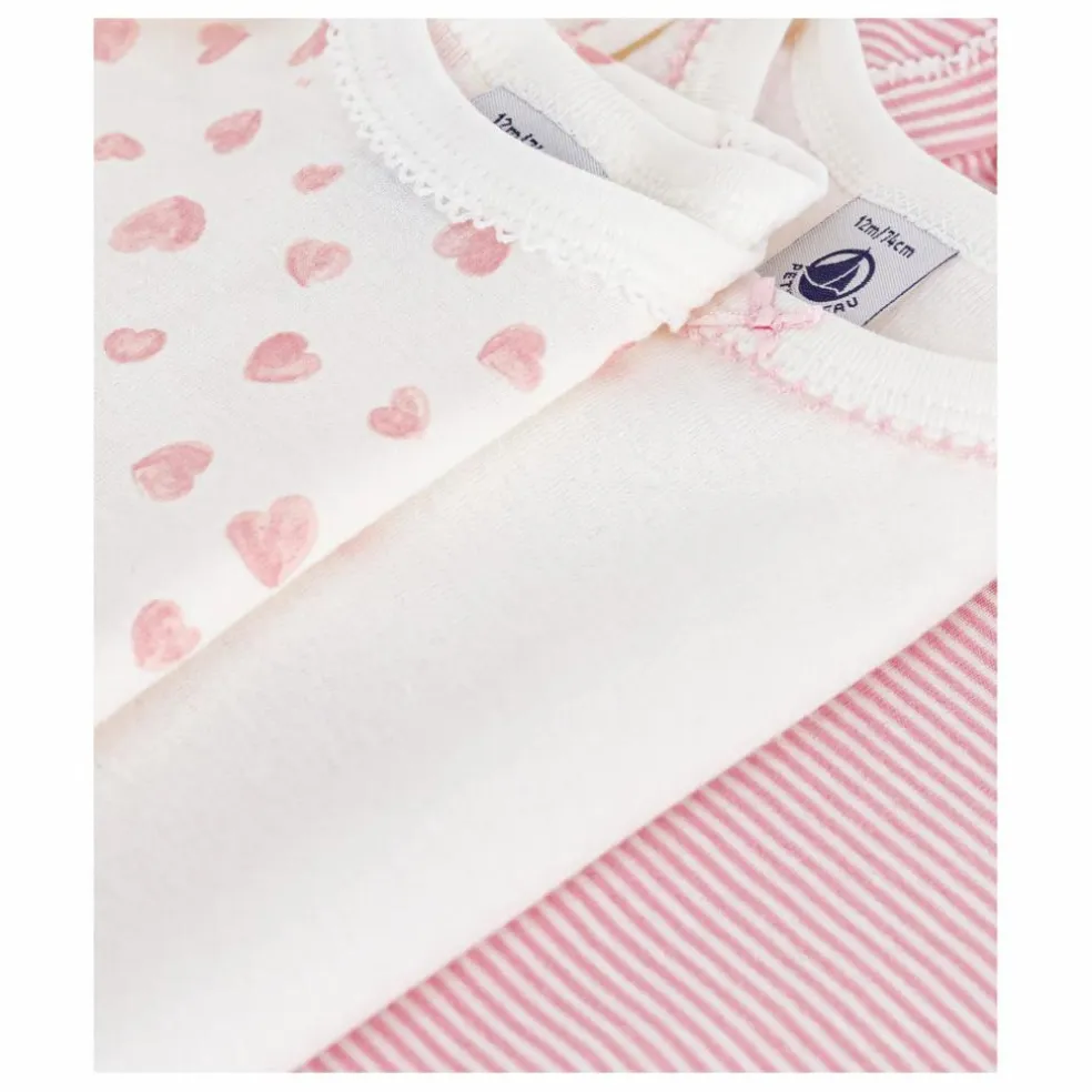 Lot 3 Bodies Girly | Blanc