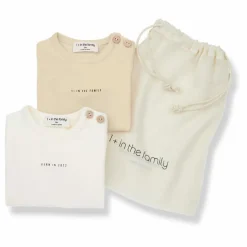 Lot 2 bodies Lis Coton Bio | Beige