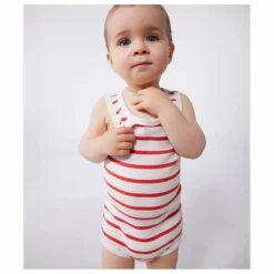 Lot 2 Bodies Marinière Coton Bio | Ecru