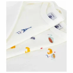 Lot 3 Bodies Paris Coton Bio | Blanc