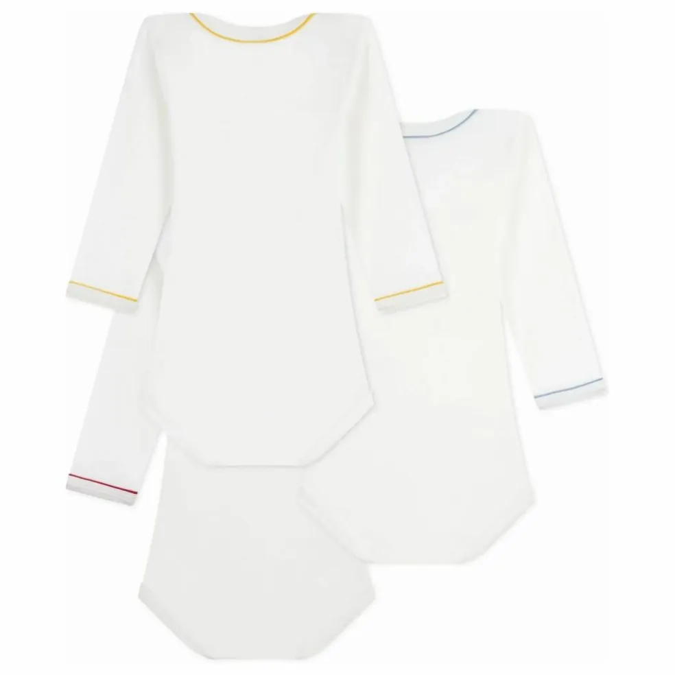 Lot 3 Bodies Petit Ange Coton Bio | Ecru
