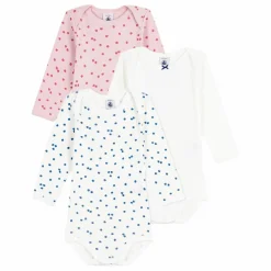 Lot 3 Bodies Pommes Coton Bio | Ecru