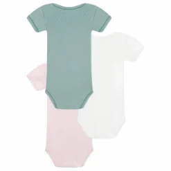 Lot 3 Bodies Troutrou Coton Bio | Vieux Rose