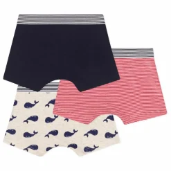 Lot 3 Boxers Mobidic Coton Bio | Bleu marine