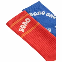 Lot 2 Chaussettes Bobo Coton Bio | Rouge