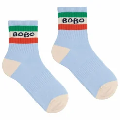 Lot 2 Chaussettes Coton Bio | Bleu ciel