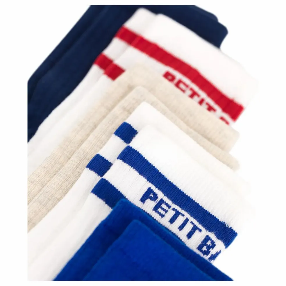 Lot 5 Chaussettes Hautes Côtelé | Blanc